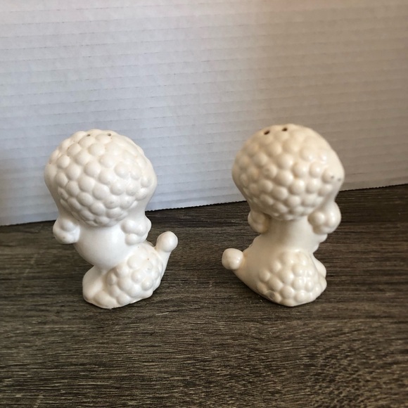 Vtg Poodle Salt and Pepper Shakers - Picture 7 of 12